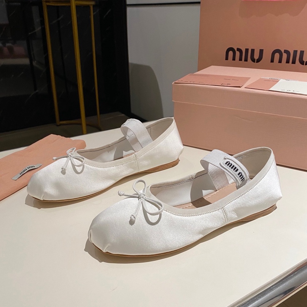 Miu Miu Women's Ballet Flats - Picture 5 of 8